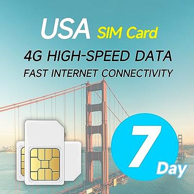 Lyca Mobile $49 30 Day Plan USA SIM Card with Unlimited Data &  International Talk & Text to 85+ Countries 40GB High-Speed 4G LTE/5G Data  JZN Market
