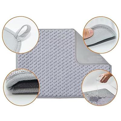  2 Pack Dish Drying Mat Drying Mat for Kitchen Counter