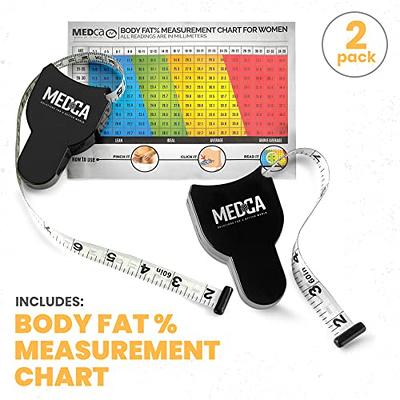 Body Tape Measure - (2 Pack) Measuring Tapes for Body and Fat