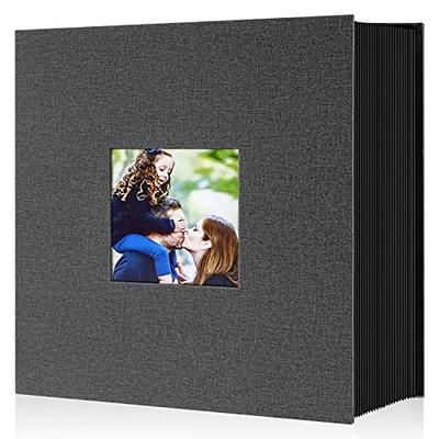 Ywlake Photo Album 4x6 500 Pockets Photo Extra Large Capacity Family Wedding Picture Albums Holds 500 Horizontal and Vertical Photos Black