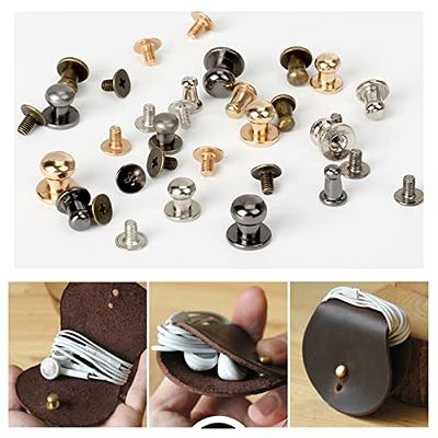 Leather Craft Rivet setter for install Copper Nail Belt Luggage Rivets Tool  kits