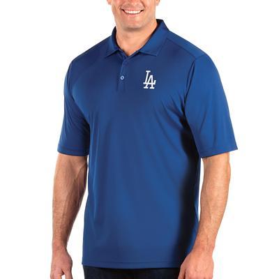 Men's Antigua White/Royal Los Angeles Dodgers Ryder Polo