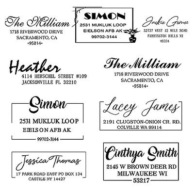 Personalized Wisconsin Stamp, Custom Return Address Stamp