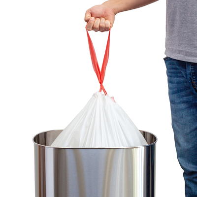 Great Value 13-Gallon Drawstring Tall Kitchen Trash Bags, Unscented, 40  Bags 