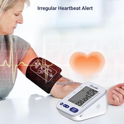 Medline Automatic Digital Blood Pressure Monitor with Standard Adult Cuff  for Upper Arm, with Large LED Display, Batteries Included, Great for Home