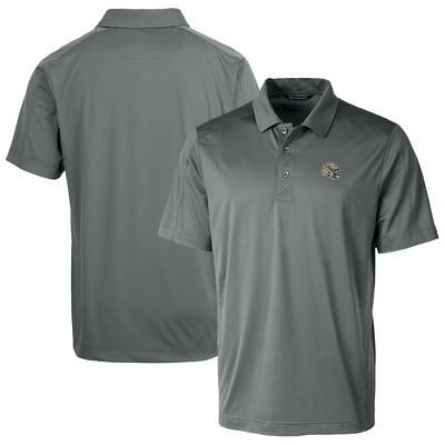 Men's Cutter & Buck Gray New Orleans Saints Throwback Logo Big Tall Forge Pencil Stripe Stretch Polo