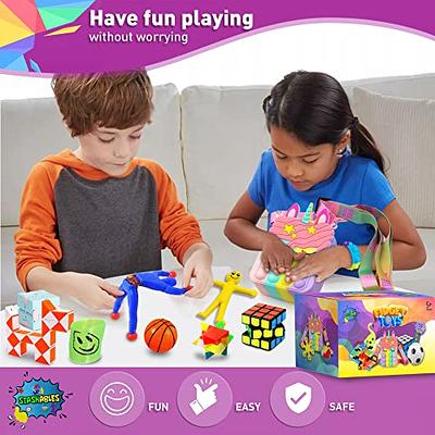 Fidget Toys, 120 Pack Fidgets Set Stocking Stuffers for Kids Party Favors  Autism Sensory Toy Bulk Adults Kids Boys Girls Teens Stress Autistic ADHD