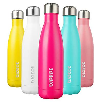 BJPKPK 64oz Insulated Water Bottle, Dishwasher Safe Half Gallon Water Bottle with Ergonomic Handle, BPA Free Leak Proof Water Jug for Sports, Metal