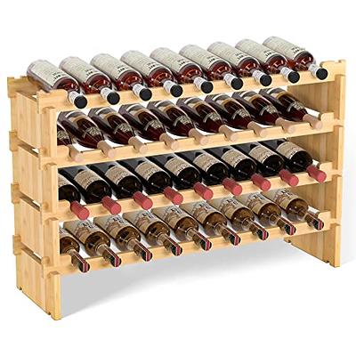  LIGUOYI Wall Mounted Wine Rack, Metal Wine Glasses