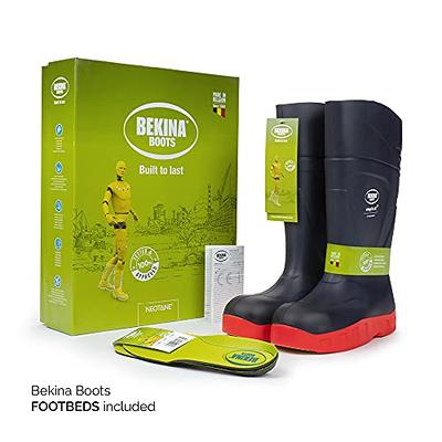 Showave Men's Deck Boots Waterproof Ankle Rain Boots