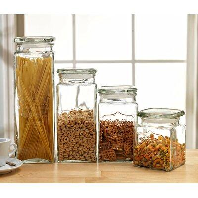 Gracie Oaks Glass Kitchen Canister & Storage Jars