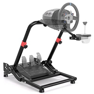 Dardoo G920 Racing Steering Wheel Stand Foldable Stand Adjustable for Logitech  G27 G25 G29 G920 Thrustmaster PC Xbox PS4 Platforms Gaming Racing Simulator  Wheel Stand without Wheel,Shifter &Pedal 