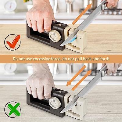 ANAZO Knife sharpener, Knife sharpening, Kitchen Blade and Scissors Sharpening  Tool, Handheld Knife Sharpeners for Kitchen Knives and pocket Knife, Really  Works for Ceramic and Steel Knives. - Yahoo Shopping