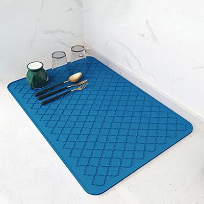 Water Absorbing Stone Dish Drying Mats for Kitchen Counter, Quick Dry  Diatomaceous Earth Sink Tray Mat for Dish Bottles Cups, Bathrooms  Multi-Room Use - Yahoo Shopping