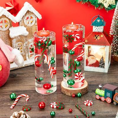 Vases Christmas Vase Filler Durable Acrylic Floating Pearls For