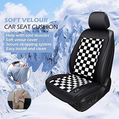 RaoRanDang Car Seat Cushion Pad for Car Driver Seat Office Chair Home Use  Memory Foam Seat Cushion