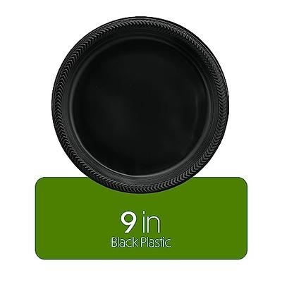 Exquisite Black Paper Plates 9 Inch 100 Count - Black 9 Inch Paper Plates -  Bulk Paper Plates Black Disposable Plates - Great For Any Event -  Disposable Cake Plates Paper Plate Black - Yahoo Shopping