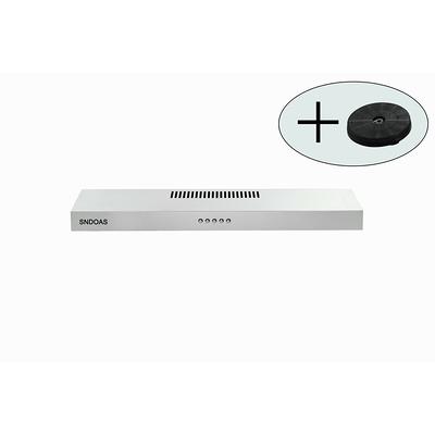 30 inch Under Cabinet Range Hood 230CFM Ducted/Ductless Stainless Steel LED