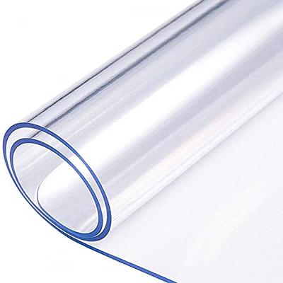 Clear PVC Writing Desk Protector 22x46 Inch Retangular Plastic