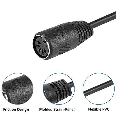 Traovien 8 Pin DIN to 3.5mm Cable 8-Pin DIN Plugs Male to 3.5mm