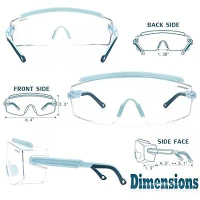 TOREGE Tinted Safety Glasses For Men, Stylish Safety Goggles Eye