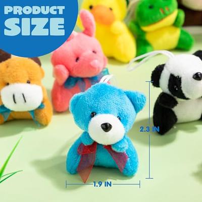 Small Stuffed Animals Assortment - 12 Pack of Mini Plush Animal Toys i –