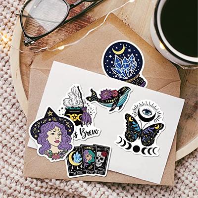 Mistar 100 Pcs Black Cat Stickers, 3.15 inch Cat Stickers Pack, Aesthetic Vinyl Waterproof Stickers for Water Bottles Laptop Phone Case Luggage Car