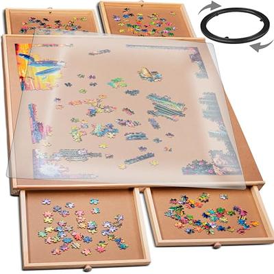 Oliqa 2000 Pieces of Jigsaw Puzzle Board with 6 Drawers & Covers, Portable Jigsaw  Puzzle Table, 40'' X 28, Puzzle Accessories Puzzle Storage，Suitable for  Adults and Children - Yahoo Shopping