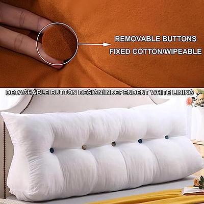 Reading Pillow Office Sofa Bedside Back Support Cushion Lumbar Backrest  Decor