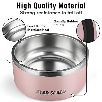 100oz Large Stainless Steel Dog Bowl. Extra Large Dog Water Bowls for Large  Dogs with Rubber Bottom, Drop Resistant and Durable, Keeps Cold, Fits