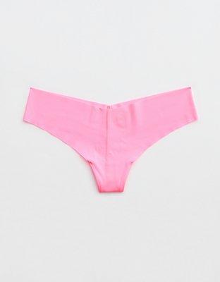 SMOOTHEZ No Show Thong Underwear Women's Pink Burst XXL - Yahoo Shopping