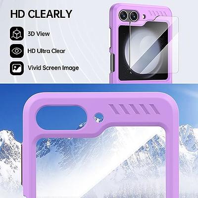 Clarity Collection Hybrid Case for Samsung Galaxy Z Flip 5 - Clear - HD  Accessory