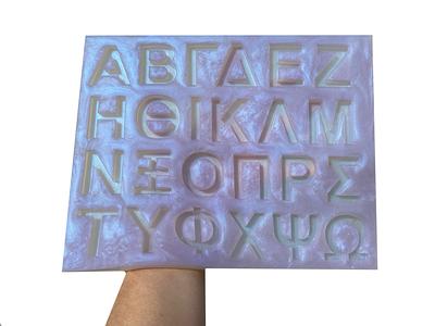 Mini Alphabet Epoxy Resin Silicone Mould - Small Size Letters