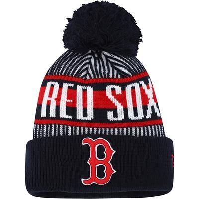 Men's Fanatics Branded Gray Boston Red Sox Cuffed Knit Hat with Pom