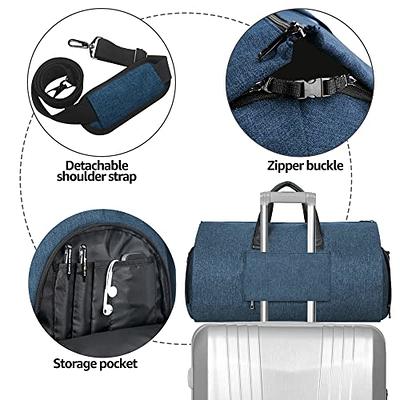 Carry-on Garment Bag Duffel Bag Suit Travel Bag Weekend Bag Flight Bag with  Shoe Pouch