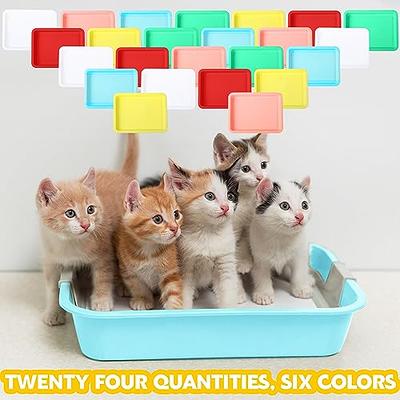 Tessco 3 Pcs Open Small Kitten Litter Box Rabbit Litter Pan