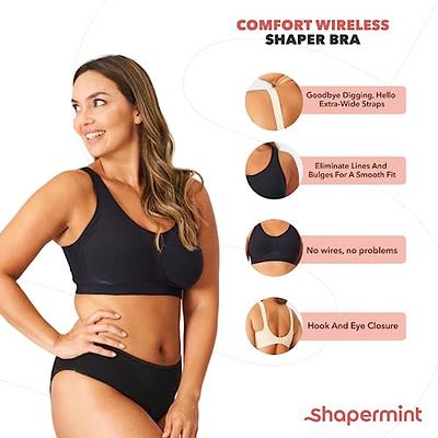 SHAPERMINT Bras for Women - Womens Bras, Compression Bra, Wirefree Bra,  from Small to Plus Size Bras for Women Chocolate - Yahoo Shopping