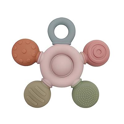 Baby Teething Toys, Silicone Baby Teething Rings for Babies 6-12