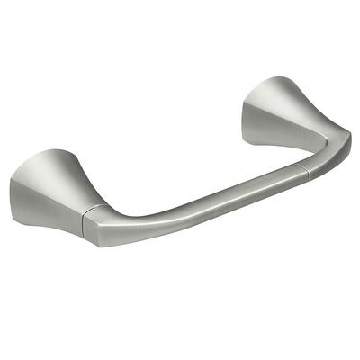 Moen Rinza Brushed Nickel Wall Mount Pivot Toilet Paper Holder in the  Toilet Paper Holders department at