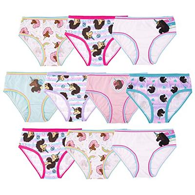 Domee Teen Girls Cotton Underwear Panties Briefs Pack of 8 Underpants