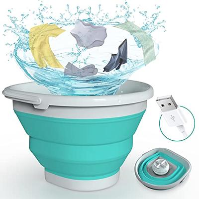 Portable Washing Machine, Mini Washing Machine with 10L Foldable Laundry  Bucket,Portable Ultrasonic Turbo Washer by for Socks Underwear, Travel  Business Trip or College Rooms - Yahoo Shopping