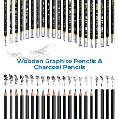 HAIHAOMUM Sketch Pencils for Drawing, 12pcs Professional Art Drawing  Pencils for Shading, Sketching & Doodling | Graphite Pencil for Artists 