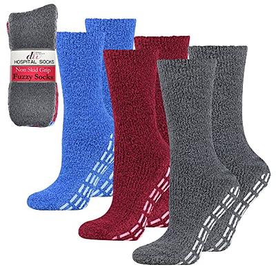 Buy Bulinlulu Fuzzy Socks for Women with Grips,Warm Fuzzy Socks