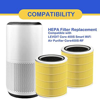 Core 400s Filter Replacement For Levoit Compatible With Levoit Core 400s  Smart Wifi Air Puri-Fier, Core400s-Rf,True H13 Hepa Filter and Activated  Carbon, LRF-C401S-WUS, 2 Pack - Yahoo Shopping