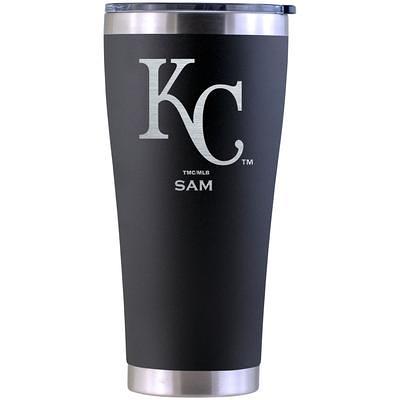 White Kansas City Royals 12oz. Personalized Stainless Steel Lowball with Handle