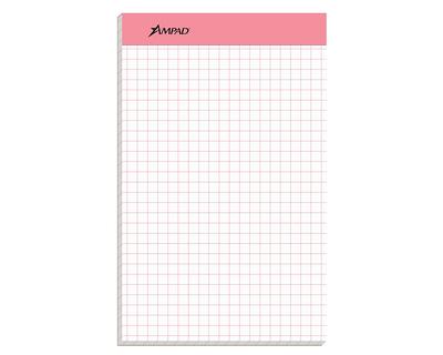 Ampad Quad Ruled Double Sheet Writing Pad Letter Size 100 Sheets