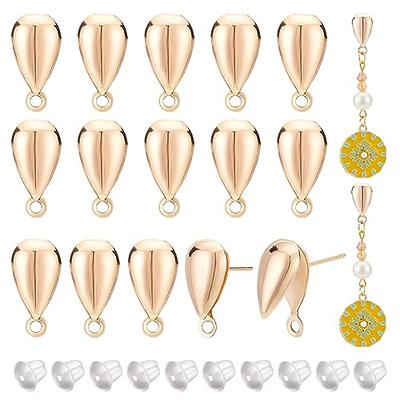 LOLIAS 12Pairs Clear Earrings Plastic Post Stud Earrings for Women Plastic  Earrings for Sensitive Ears Clear Piercing Retainer for Sport Work Crystal