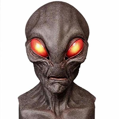 Halloween Horror Funny Masks Reverse Old Man Head, Zombie, Alien