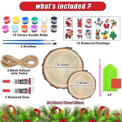 Unfinished Wood Cross with Jute String for DIY Projects (12 Pack