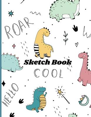 Sketchbook: Sketchbook Cute Unicorn Kawaii Sketchbook for Kids Boys Girls  110 Pages of 8.5x11 Blank Paper for Drawing, For Kids Practice  (Sketchbook